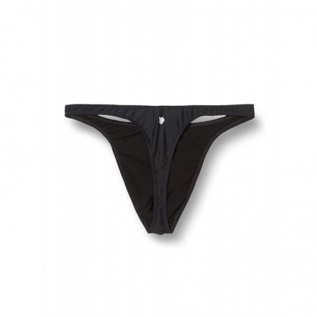 String de Bain Homme Uni Noir - Élégant & Confortable - Tailles 36 à 48