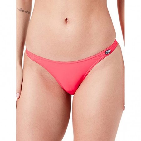 Culotte brésilienne corail - bas de maillot de bain femme du 36 au 46