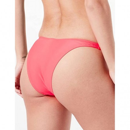 Culotte brésilienne corail - bas de maillot de bain femme du 36 au 46