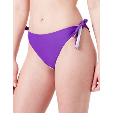 Bas de bikini brésilien violet - réglable cotés du 36 au 46