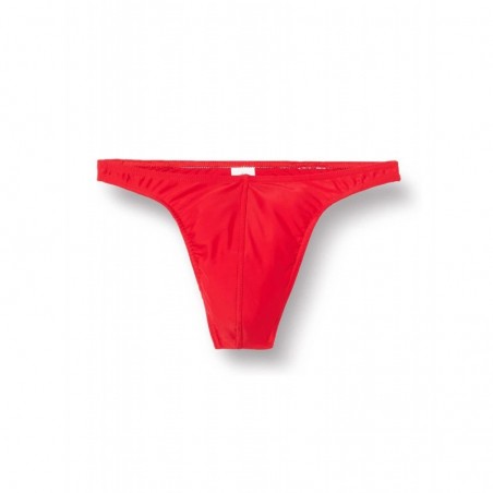 String de Bain Homme Uni Rouge - Tailles 36 à 48