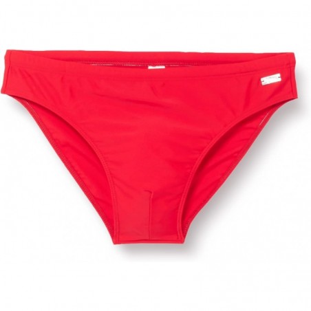 Slip de bain homme uni Rouge permanent basic et sport de la taille 1 à 6