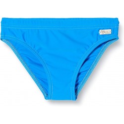 Slip Maillot de bain garcon uni Turquoise permanent basic et sport de la taille 4 ans au 14 ans