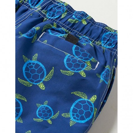 Boardshort garçon bleu motif tortues 6-16 ans