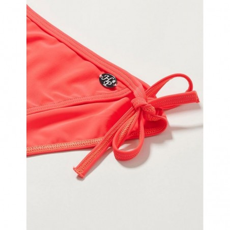 Culotte ficelle maillot de bain femme corail fluo - 36 au 46