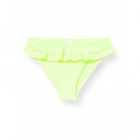 Culotte de bain bébé et fillette jaune fluo 12 mois-8 ans