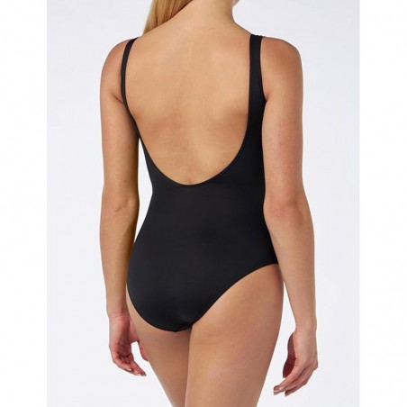 Maillot de Bain 1 pièce gainant mandela & noir - Bonnet C - du 38 au 54