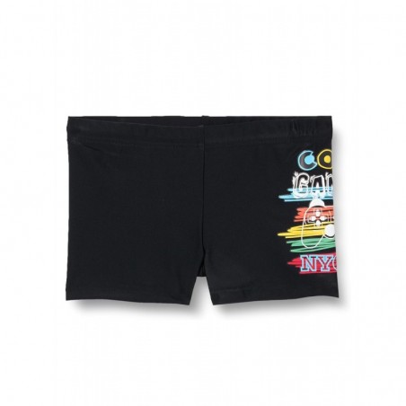 Boxer de bain garçon noir motif gamer - du 4 au 14 ans