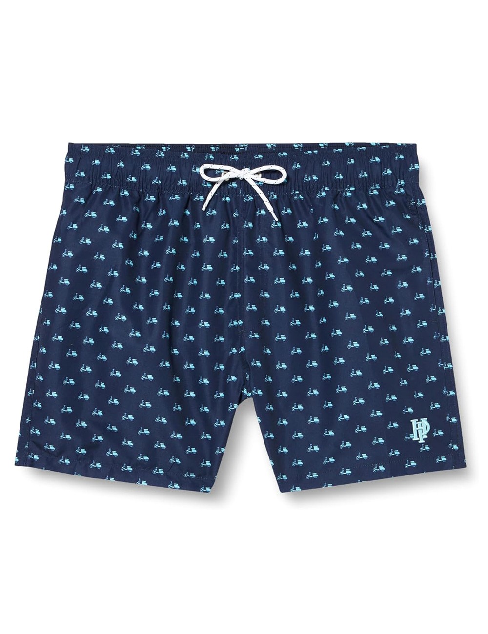 Boardshort homme marine imprimé scooter - tailles S-XXL