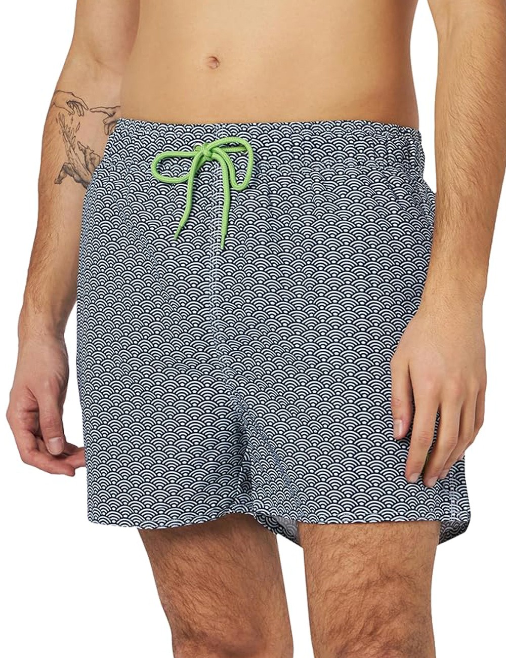 Boardshort homme imprimé vagues marine - tailles S-XXL