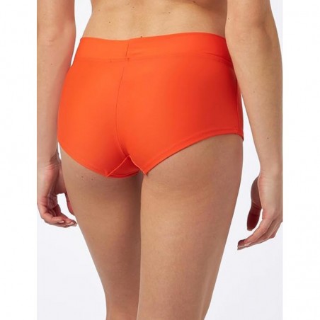 Bikini orange, haut triangle et shorty - taille 34 à 46