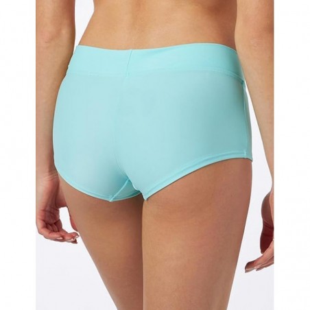 Maillot de bain 2 pièces menthe clair, haut triangle et shorty - taille 34 à 46