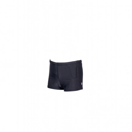 Shorty Maillot de bain garcon uni noir permanent basic et sport