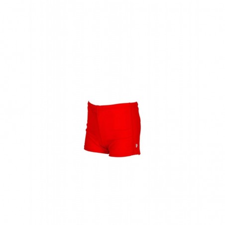 Shorty Maillot de bain garcon uni rouge permanent basic et sport