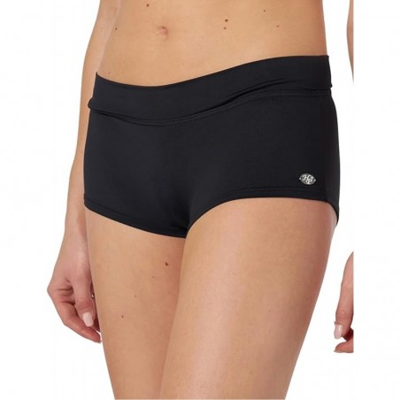 Maillot de bain 2 pièces noir, haut triangle et shorty - taille 34 à 46