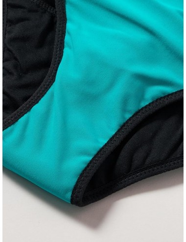 Culotte de maillot de bain menstruel turquoise Ibis du 12 au 16 ans - Détails 2