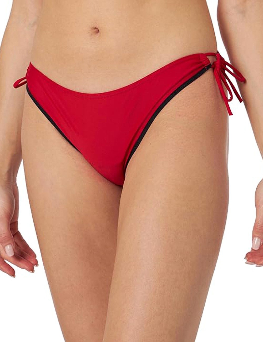 Bas de maillot de bain menstruel rouge taille basse Bali du 36 au 46