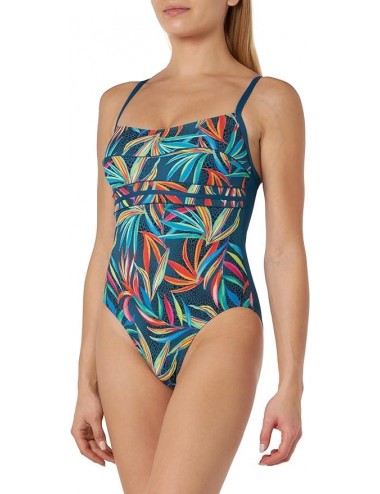 Maillot de bain une pièce à imprimé tropical - Élégance et confort