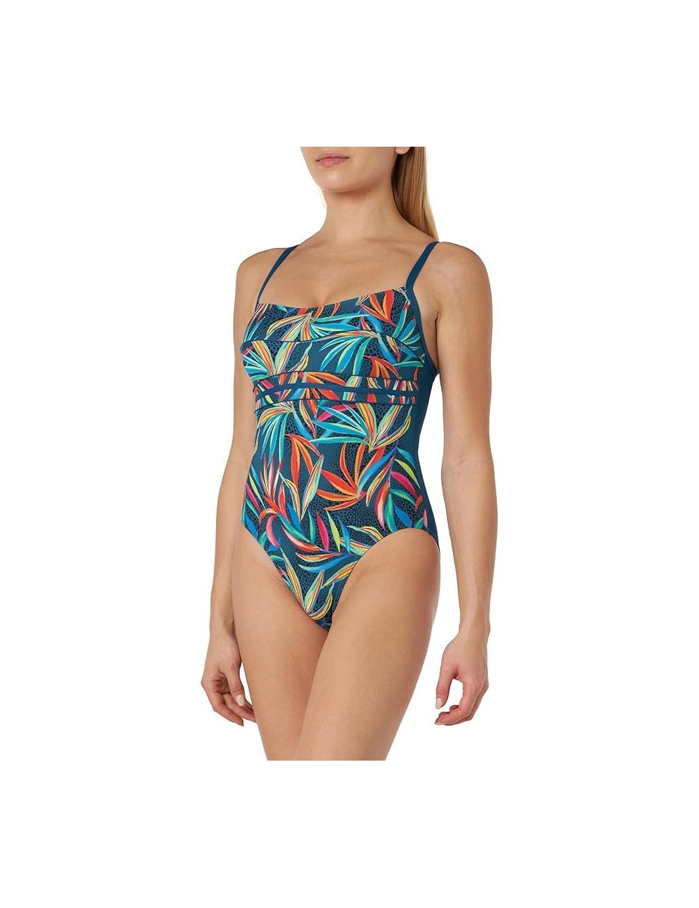 Maillot de bain une pièce à imprimé tropical - Élégance et confort