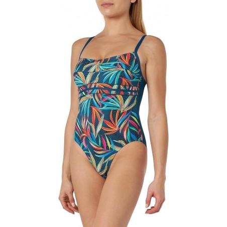 Maillot de bain une pièce à imprimé tropical - Élégance et confort