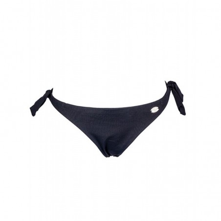 Bas de maillot de bain femme brésilien tanga uni noir