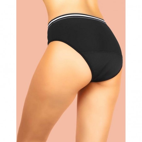 Culotte menstruelle sporty flux léger Pivoine